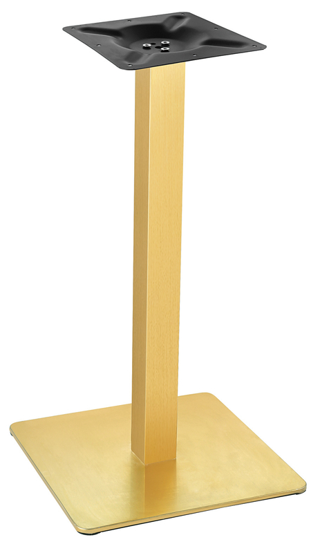 luxury cafe table golden table stainless steel table base 304