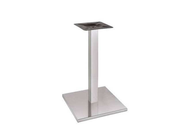 stainless steel table base square silver 304