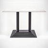 long table restaurant table double leg table frame black cast iron table base rectangle from Joycin China hospitality 