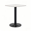 restaurant table dining table square white top cast iron table base from Joycin China hospitality table manufacturer
