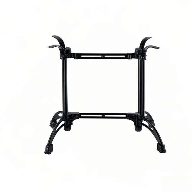Ornate, 4 Legs, Vintage Style, French Flair, Black Cast Iron Table Base, Rectangle from Joycin China hospitality table