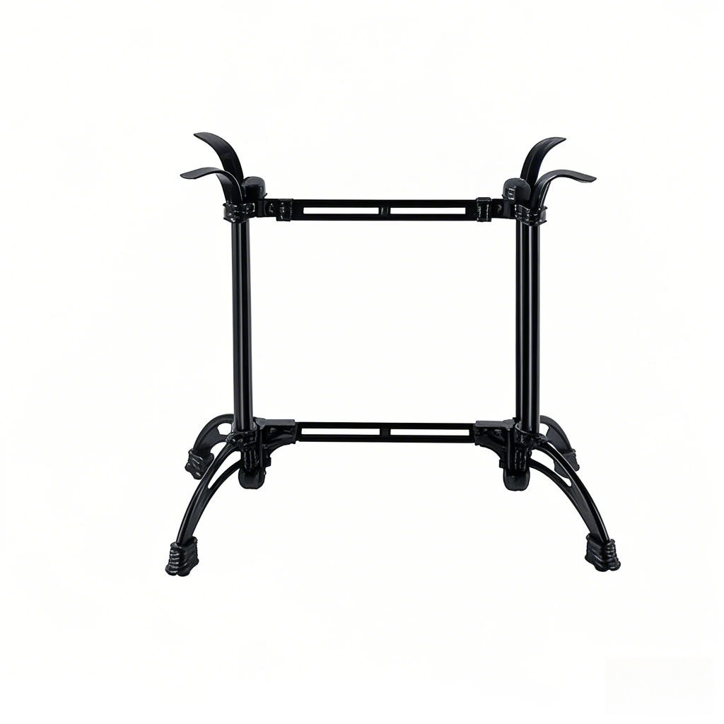 Ornate, 4 Legs, Vintage Style, French Flair, Black Cast Iron Table Base, Rectangle from Joycin China hospitality table