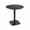 black dining table round table restaurant black table base from Joycin China