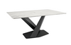 dining table working desk Modern X-design, Contemporary Stylish Dining Table Leg, Metal Frame, Carbon Steel Table Base, Rectangle