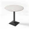 white round coffee table black square cast iron table base from Joycin China hospitality table manufacturer