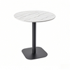white round table cafe table restaurant table black table base from Joycin China