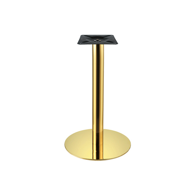 Gold Golden Stainless Steel Table Base Round luxury stylish