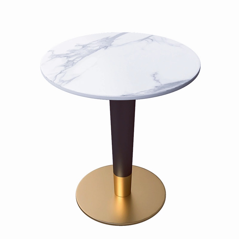 dining table cafe table Gold/Black Stainless Steel Table Base Round stylish