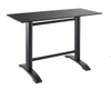 dining table bistro table double table legs black table base restaurant table from Joycin China hospitality table