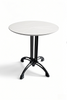 white round cafe table coffee table Ornate, 4 Legs, Vintage Style, French Flair Black Cast Iron Table Base from Joycin China 
