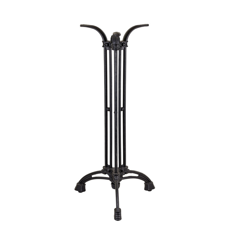 Ornate, 3 Legs, Vintage Style, French Flair, Black Cast Iron Table Base from Joycin