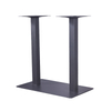 long table Black Double Leg Stainless Steel Table Base Rectangle