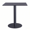Modern style black round side table for home or office use