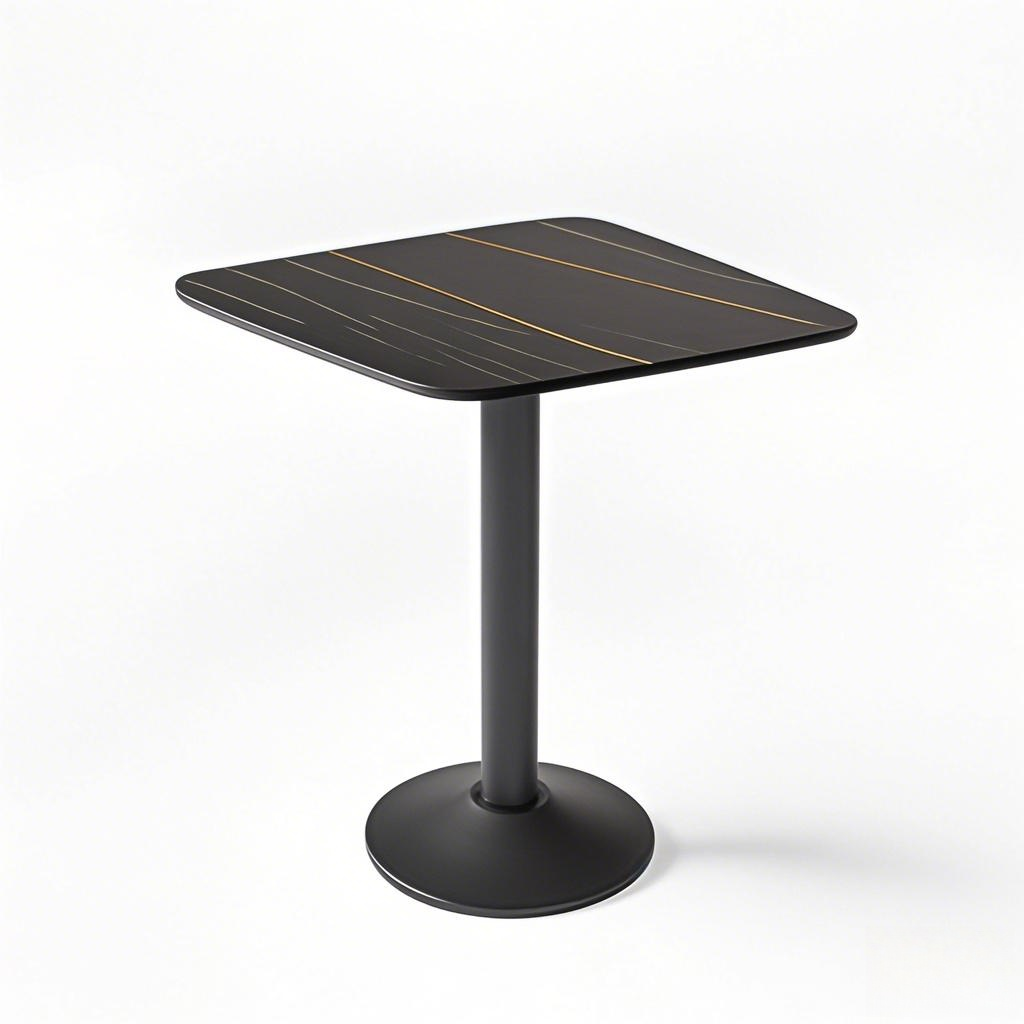 black square coffee table cast iron table base round from Joycin China hospitality table manufacturer