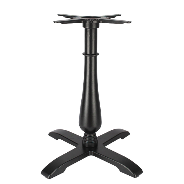 Antique, 4 Legs, Vintage Style, Black Cast Iron Table Base with Vase Column from Joycin China hospitality table manufacturer