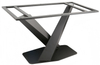 Modern X-design, Contemporary Stylish Dining Table Leg, Metal Frame, Carbon Steel Table Base, Rectangle