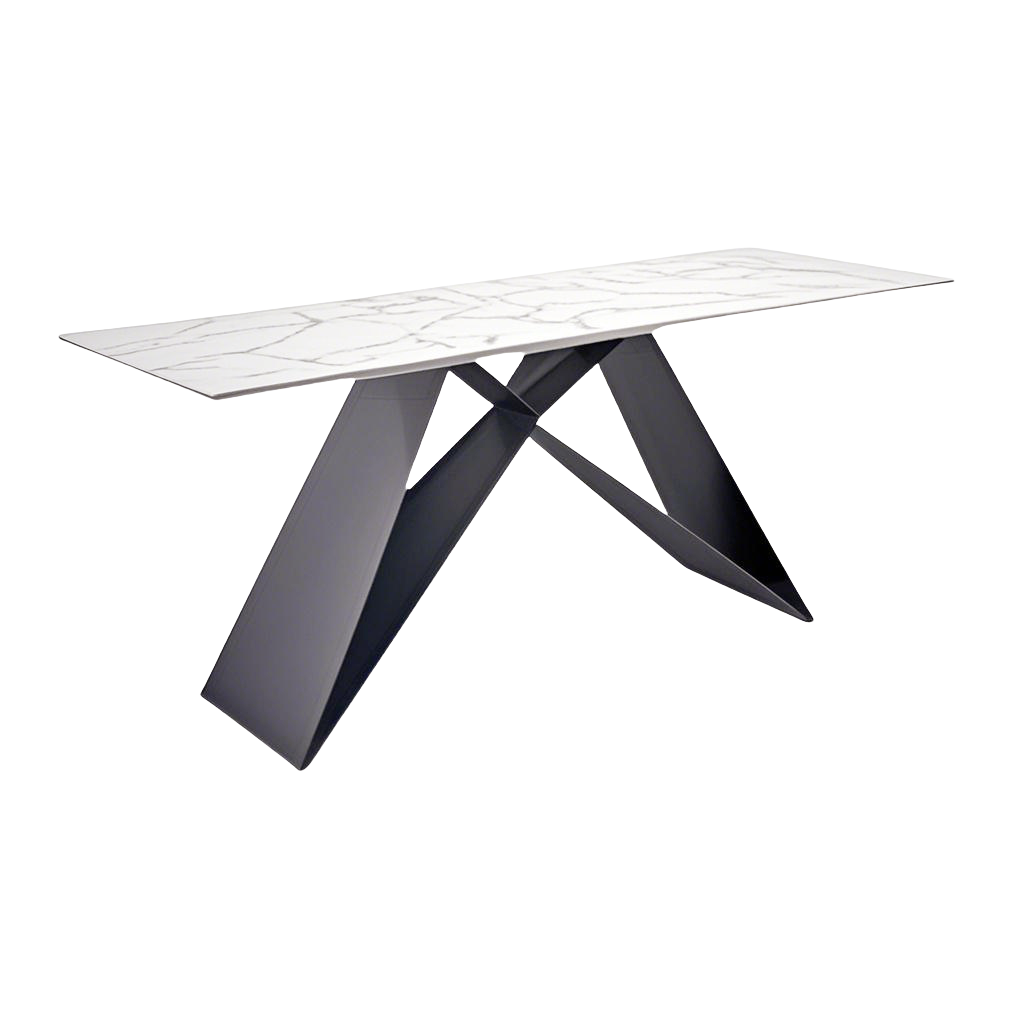 dining table long table Butterfly Style Shaped Dining Table Leg, Metal Frame, Carbon Steel Table Base, Rectangular