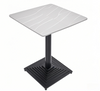 restaurant table cafe table white square cast iron table base square base from Joycin China hospitality table manufacturer