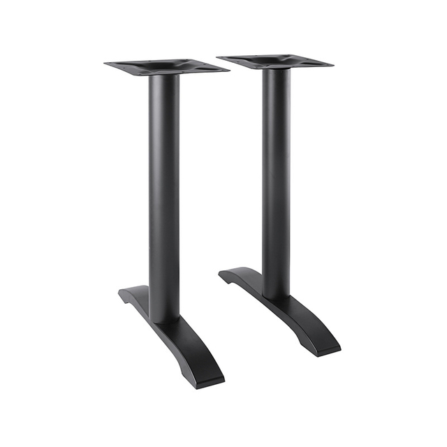 double table legs double table frame cast iron table base black from Joycin China hospitality table manufacturer