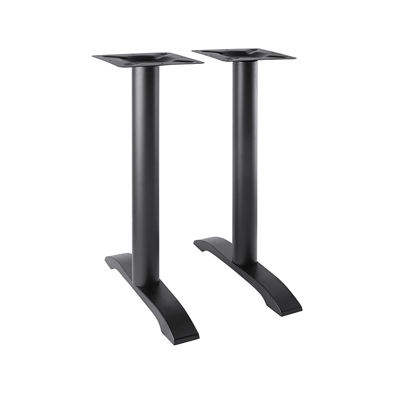 double table legs double table frame cast iron table base black from Joycin China hospitality table manufacturer