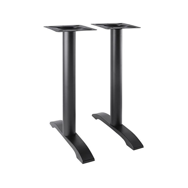 double table legs double table frame cast iron table base black from Joycin China hospitality table manufacturer