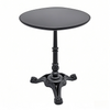 black bistro table coffee table white Ornate vintage retro style 3 Legs, Semi-gloss, Black Cast Iron Table Base from Joycin 