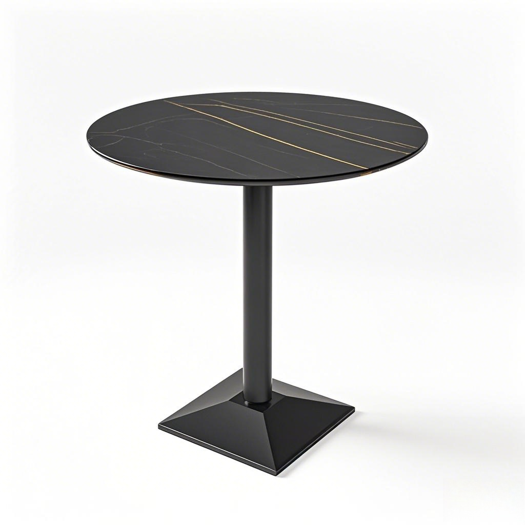 black round coffee table black square cast iron table base from Joycin China hospitality table manufacturer