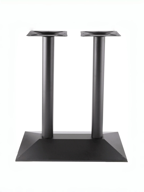 black double leg table frame cast iron table base rectangle from Joycin China hospitality table manufacturer