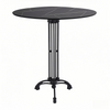 black round cafe table Ornate, 3 Legs, Vintage Style, French Flair, Black Cast Iron Table Base from Joycin 