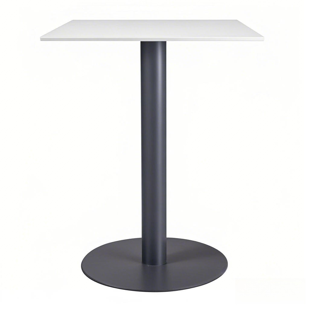 JC-B009, Black Stainless Steel Table Base, Round