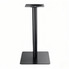 Black Stainless Steel Table Base, square cafe table dining table