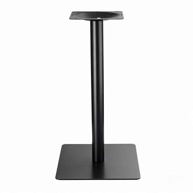 Black Stainless Steel Table Base, square cafe table dining table