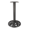 JC-B042, Patterned Black Cast Iron Table Base Round from Joycin China hospitality table manufacturer