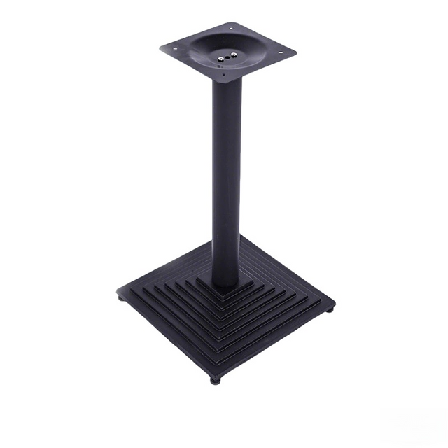 black cast iron table base square table leg from Joycin China hospitality table manufacturer