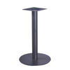 black cafe table stainless steel table base powder coat