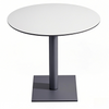 cafe table dining table simple round table Black Stainless Steel Table Base square 