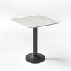white square cafe table bistro table cast iron table base round from Joycin China hospitality table manufacturer