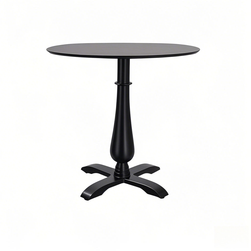 black cafe table coffee table Antique, 4 Legs, Vintage Style, Black Cast Iron Table Base with Vase Column from Joycin China 