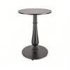 black round coffee table bistro table Antique, Vintage Style, Black Cast Iron Table Base with Vase Column,from Joycin China 