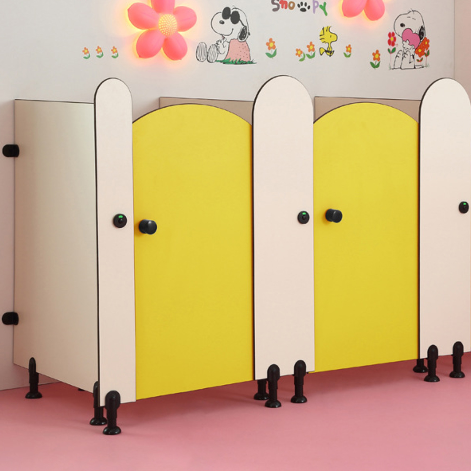 nursery school toilet cubicles