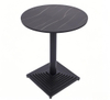 restaurant table cafe table black round cast iron table base square from Joycin China hospitality table manufacturer