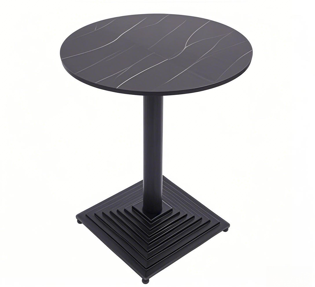 restaurant table cafe table black round cast iron table base square from Joycin China hospitality table manufacturer