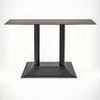 long table dining table double leg table frame black cast iron table base rectangle from Joycin China manufacture