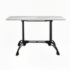 dining table bistro table Ornate, 4 Legs, Vintage Style, French Flair,Black Cast Iron Table Base,Rectangle from Joycin China 