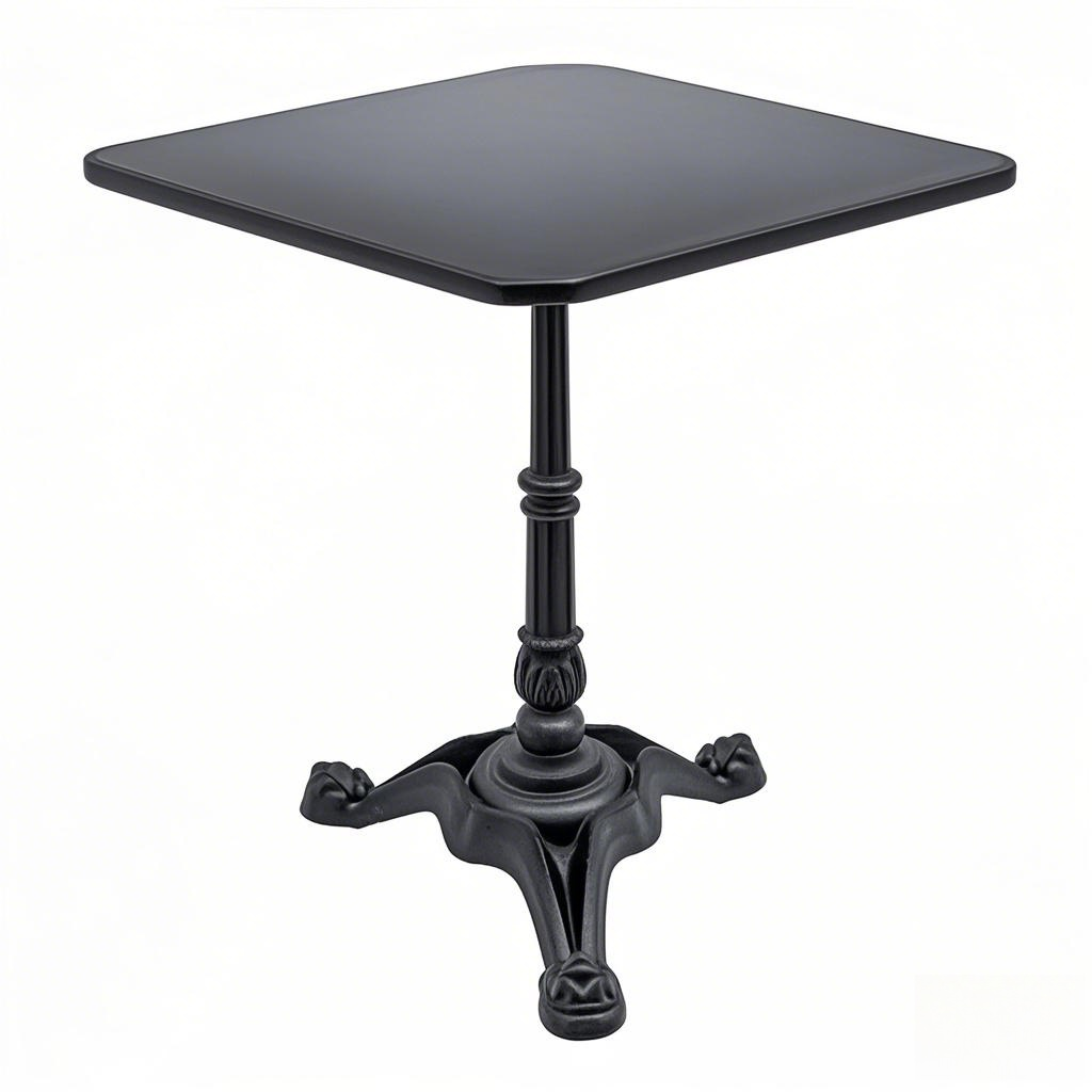 cafe table bistro table Ornate vintage retro style 3 Legs, Semi-gloss, Black Cast Iron Table Base from Joycin China 