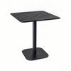square black dining table cafe table restaurant table with black table base from Joycin China